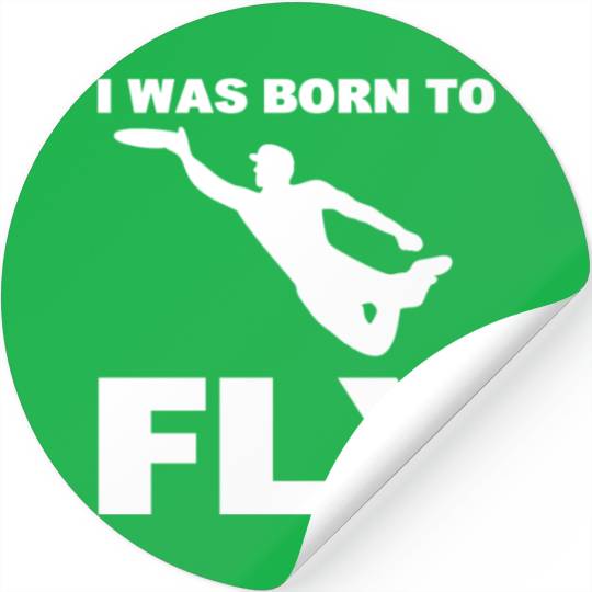 Ultimate Frisbee Player Handler Stickers