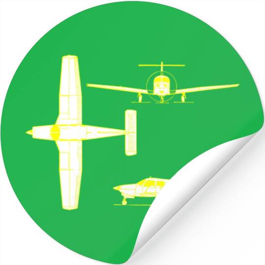 Piper PA 32 260 6 Cherokee Six Stickers
