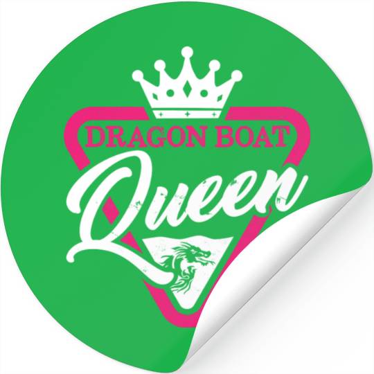 Dragon Boat Racing Queen Stickers