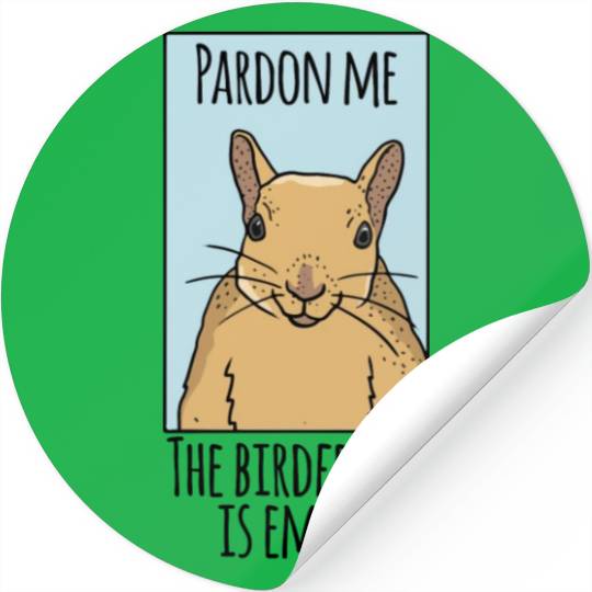 Squirrel Gag Funny Squirrel Lover Stickers