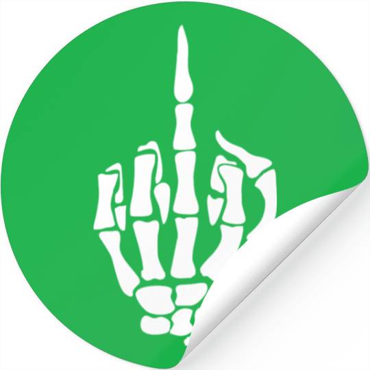eleton Middle Finger Stickers