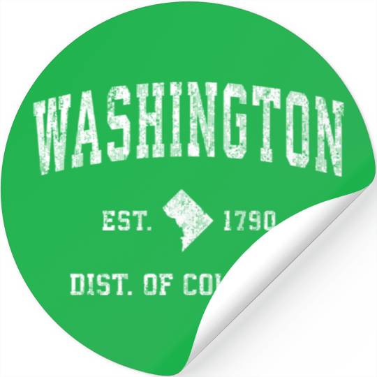 Washington Dc Athletic Sports Stickers