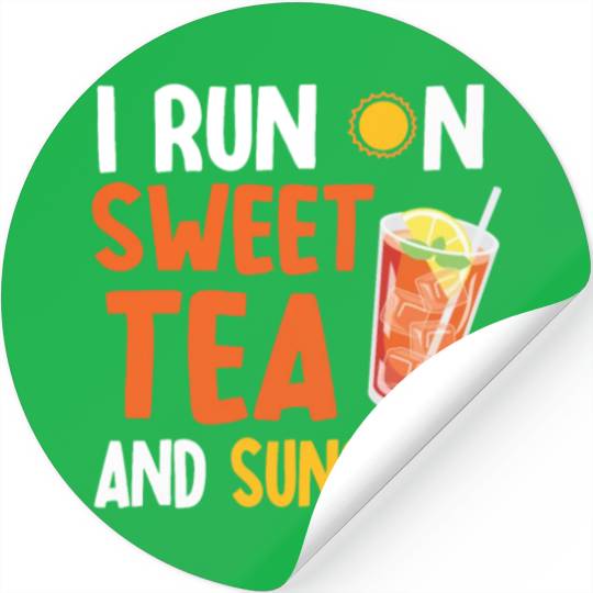 Sweet Tea And Sunshine Stickers