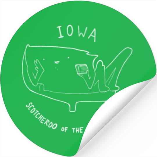 Iowa scotcheroos of the USA Stickers