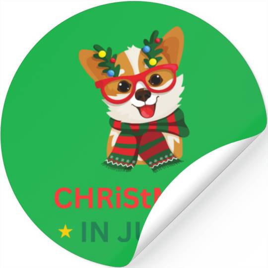 Christmas In July Stickers