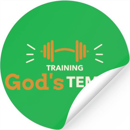 Training God's temple Stickers