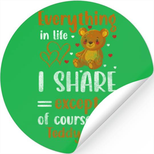 Teddy Bear Offspring Protector Cuddly Stickers