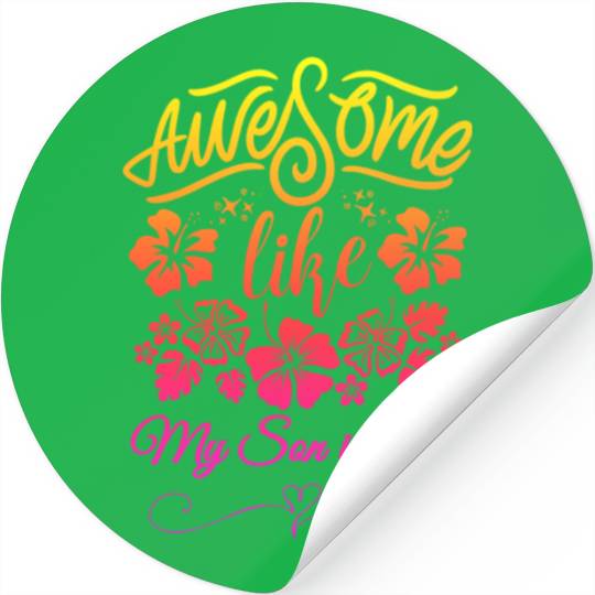 Awesome Like My Son In Law Stickers