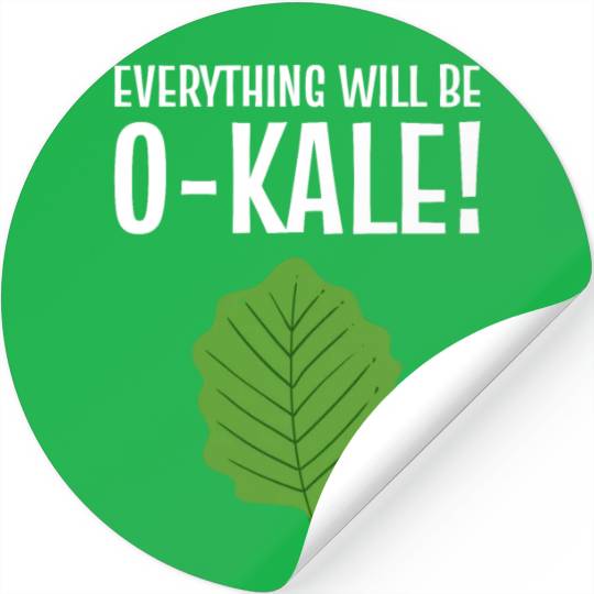 Vegetable Kale Puns Farmer Stickers