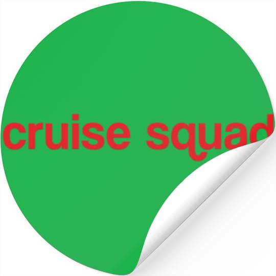 Cruise Squad 2024 Stickers