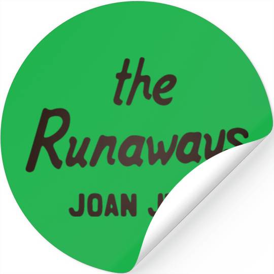 The Runaways Joan Jett Stickers