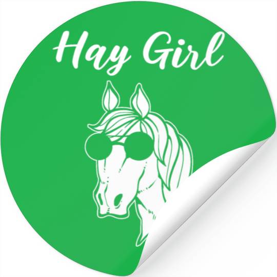 Hay Girl Equestrian Stickers