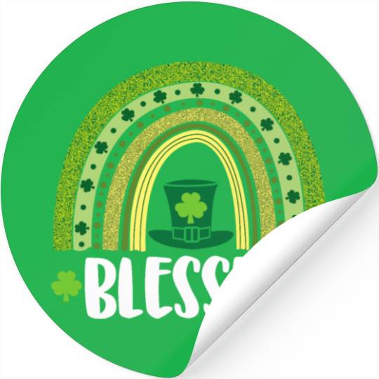 Blessed St Patricks Stickers