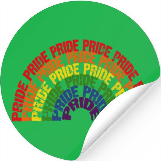 Rainbow LGBT Gay Pride Awareness Lesbian Flag Stickers