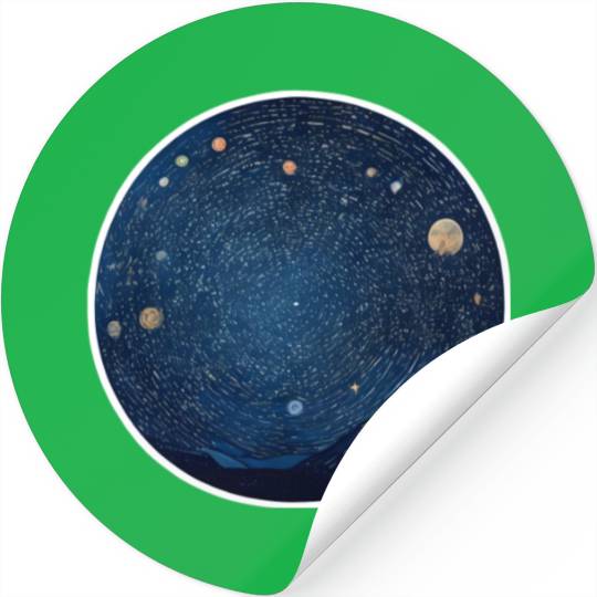 A Starry Night Stickers
