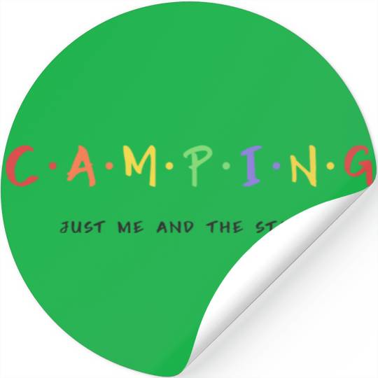 Camp Solo - Just me and the stars Stickers