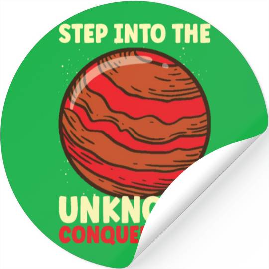 Mars Explore Astronaut Astronomy Solar System Stickers