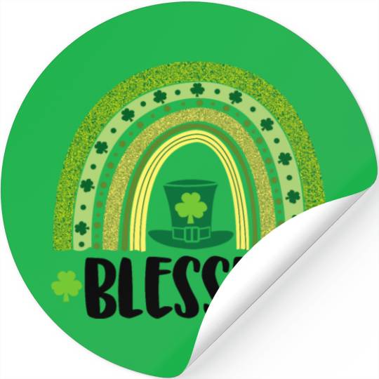 Blessed St Patricks Stickers
