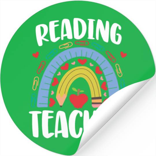 Reading Teacher Stickers