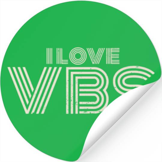 VBS Crew Summer Camp Vacation Teacher Student Stickers