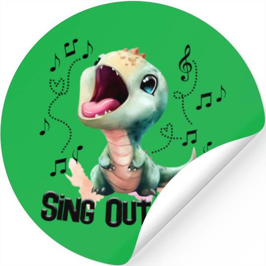 CX4 SING OUT LOUD B1U Stickers