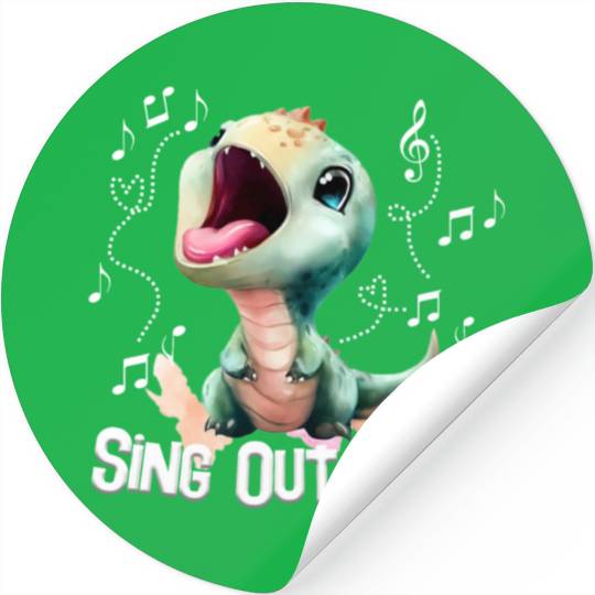 CX4 SING OUT LOUD W1U Stickers