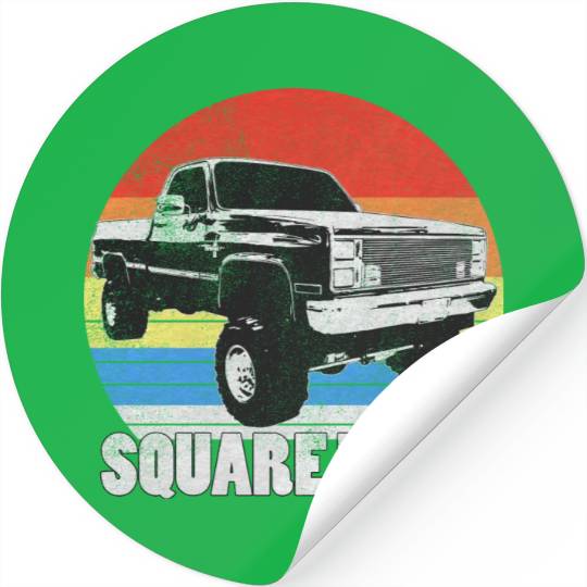 Lifted Square Body Truck Squarebody Stickers
