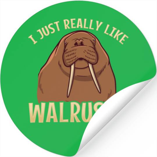 Walrus Walruses Walrus Lover Stickers