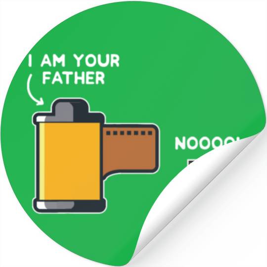 Funny Photography Gift Design Film Father of SD Ca Stickers