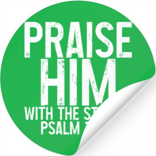Praise Him With The Strings 3 Stickers