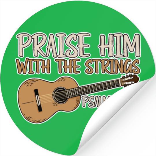 Praise Him With The Strings 2 Stickers