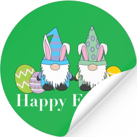 Gappy Easter Garden Gnomes Stickers