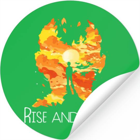Rise and Grind Stickers