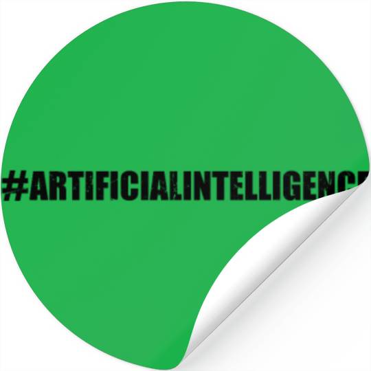 #Artificialintelligence - Machine Learning & AI In Stickers