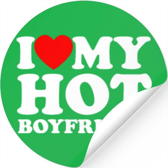 I Love My Hot Boyfriend - Romance Stickers