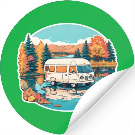 A Camper Van Stickers