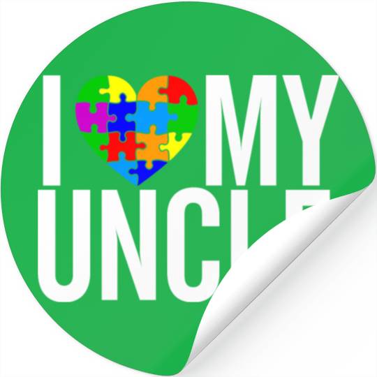 I Love my Uncle Stickers