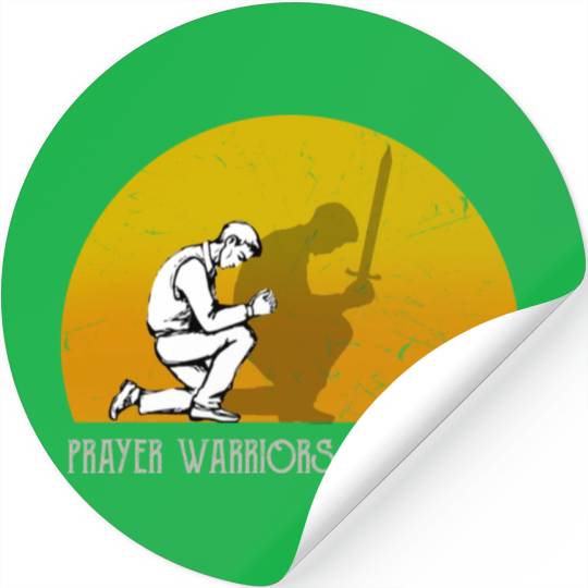 Prayer Warriors For Christ Stickers