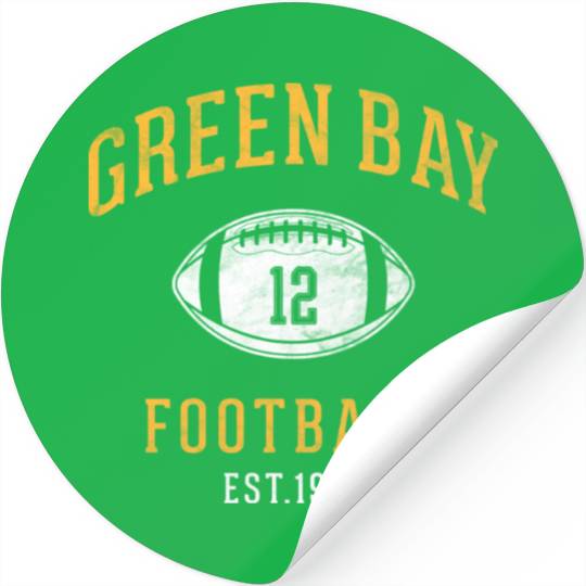 Green Bay On Their Way To The Super Bowl Stickers