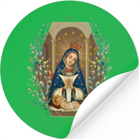 Our Lady Of Altagracia Virgen De Domiana Stickers