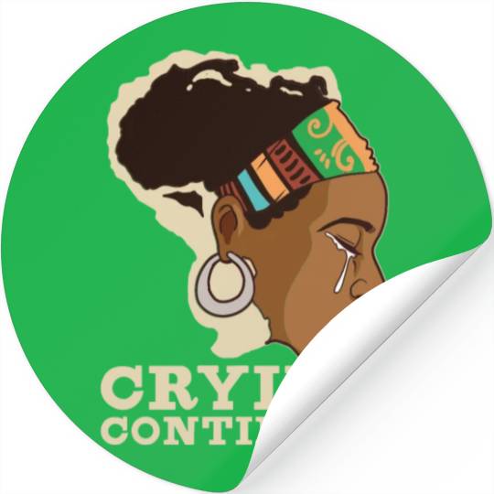 Afro Black Girl Pride Afro Girl Afrocentric Melani Stickers
