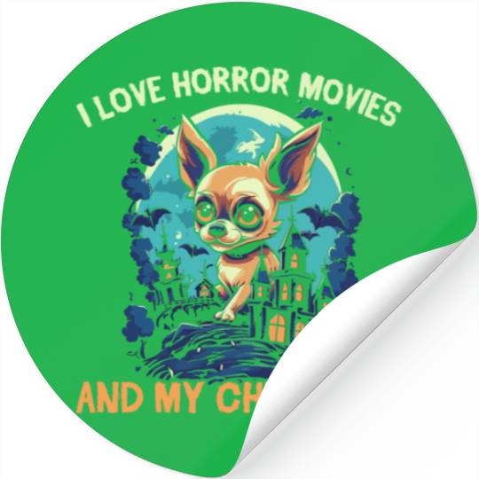 Chihuahua Halloween Puppy Trick Or Treat Dog Lover Stickers