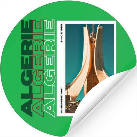 Algeria Independent since 1962 Stickers