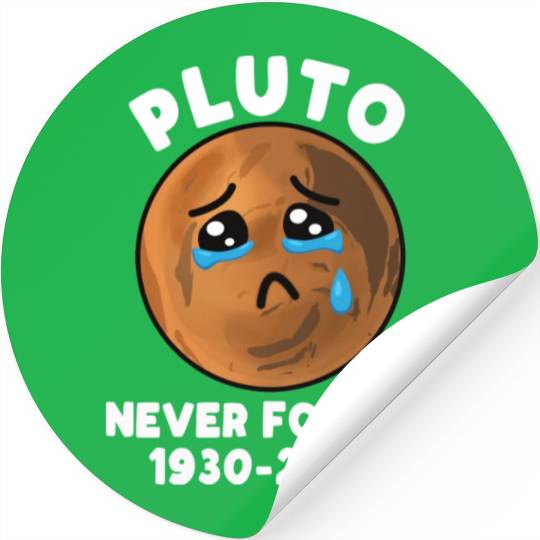 Pluto Never Forget 1930 2006 Stickers