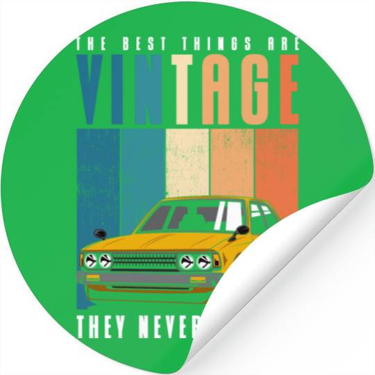 Classic Car Classic Old School Classic Stickers