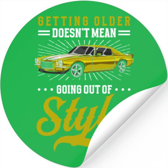 Classic Car Classic Old School Old Stickers