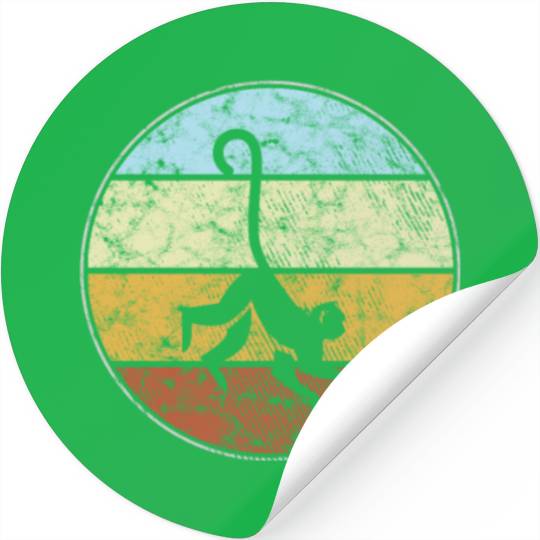 monkey retro Stickers
