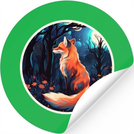 Pack Animals Fox Foxes Forest Dwellers Forest Stickers