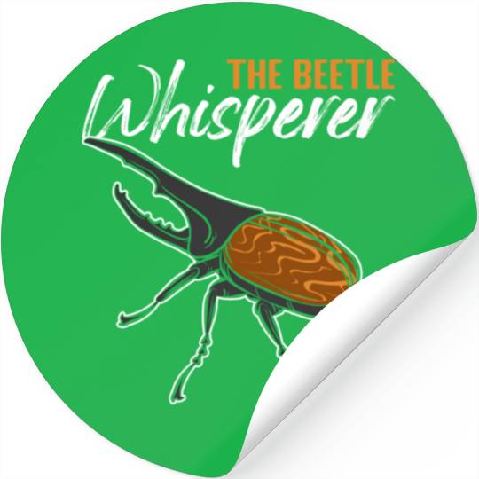 The Beetle Funny Entomology Humor For Bug Lover Stickers