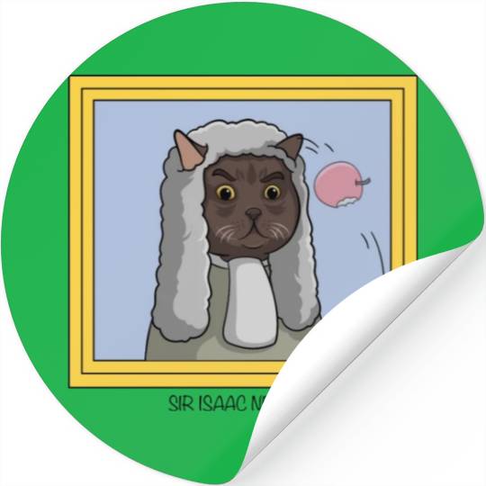 Newton Cat Graphic Stickers